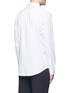 Back View - Click To Enlarge - CHRISTOPHER KANE - Zigzag front placket cotton shirt