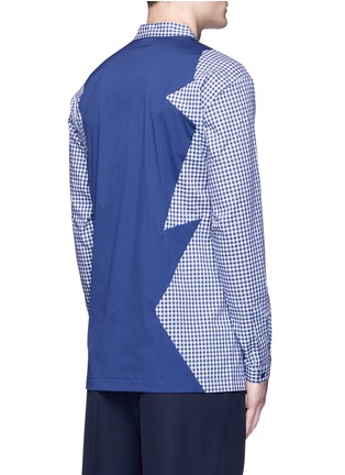 Back View - Click To Enlarge - CHRISTOPHER KANE - Patchwork cotton shirt