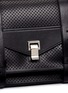 Detail View - Click To Enlarge - PROENZA SCHOULER - 'PS1' medium perforated leather satchel