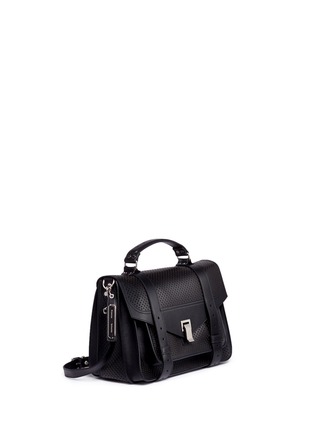 Figure View - Click To Enlarge - PROENZA SCHOULER - 'PS1' medium perforated leather satchel