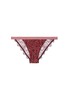 Main View - Click To Enlarge - 72930 - 'Wild Rose' zebra print lace briefs