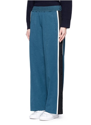 Front View - Click To Enlarge - 72951 - Outseam placket jogging pants