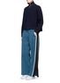 Figure View - Click To Enlarge - 72951 - Outseam placket jogging pants