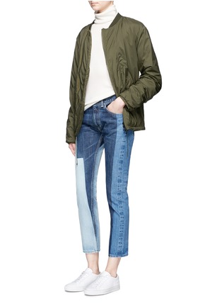 Figure View - Click To Enlarge - 72951 - Colourblock skinny jeans