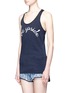 Front View - Click To Enlarge - THE UPSIDE - 'Los Angeles' racerback tank top