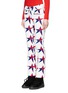 Front View - Click To Enlarge - PERFECT MOMENT - 'Aurora' star print flared ski pants