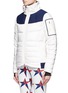 Detail View - Click To Enlarge - PERFECT MOMENT - 'Amak' colourblock quilted down ski jacket