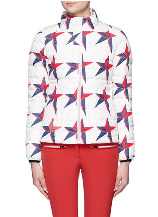 Main View - Click To Enlarge - PERFECT MOMENT - 'Mini Duvet II' star print quilted down ski jacket