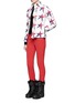 Figure View - Click To Enlarge - PERFECT MOMENT - 'Mini Duvet II' star print quilted down ski jacket