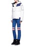 Figure View - Click To Enlarge - PERFECT MOMENT - 'Aurora' quilted stripe flared ski pants