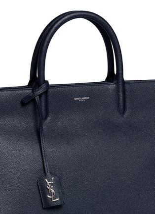 Detail View - Click To Enlarge - SAINT LAURENT - 'Cabas Rive Gauche' medium leather bag