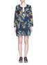 Main View - Click To Enlarge - WE ARE HANDSOME - 'The Bazaar' tropical cotton drawstring tunic dress