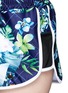 Detail View - Click To Enlarge - WE ARE HANDSOME - 'The Dalliance' print drawstring running shorts