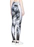 Back View - Click To Enlarge - WE ARE HANDSOME - 'The Siege' scenic print active leggings
