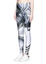 Front View - Click To Enlarge - WE ARE HANDSOME - 'The Siege' scenic print active leggings