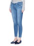 Front View - Click To Enlarge - FRAME - 'Le Skinny De Jeanne' cropped jeans
