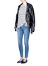 Figure View - Click To Enlarge - FRAME - 'Le Skinny De Jeanne' cropped jeans