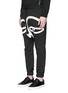 Front View - Click To Enlarge - HACULLA - 'All Eyes On Me' print drop crotch sweatpants