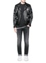 Figure View - Click To Enlarge - HACULLA - 'NYC Tribe' leather biker jacket