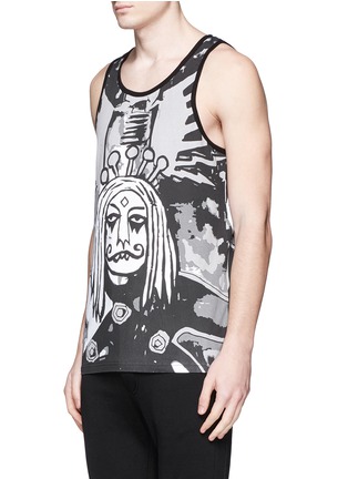 Front View - Click To Enlarge - HACULLA - 'Electric City' camouflage print tank top