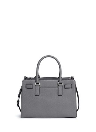 Back View - Click To Enlarge - MICHAEL KORS - 'Dillon' saffiano leather satchel