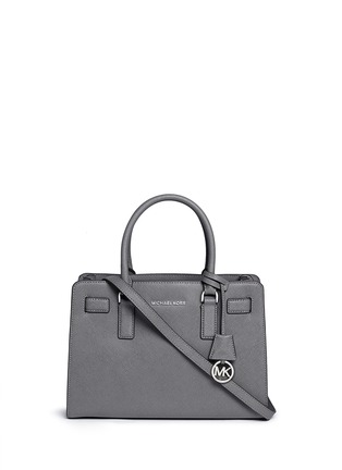 Main View - Click To Enlarge - MICHAEL KORS - 'Dillon' saffiano leather satchel