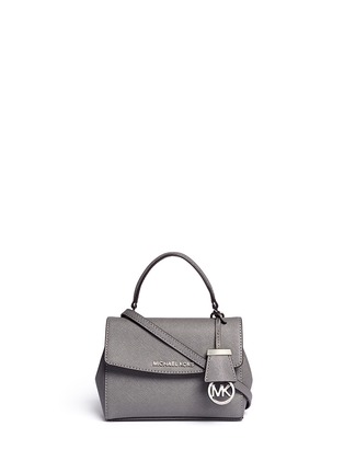 Main View - Click To Enlarge - MICHAEL KORS - 'Ava' petite saffiano leather crossbody bag
