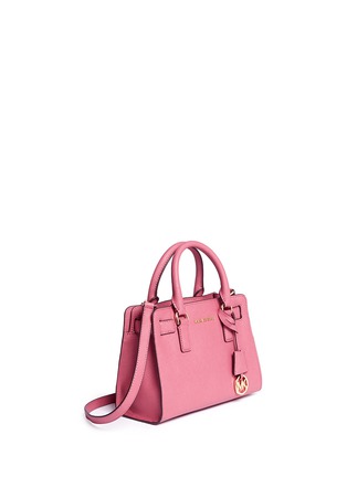 Front View - Click To Enlarge - MICHAEL KORS - 'Dillon' small saffiano leather satchel