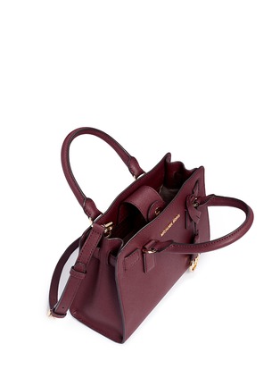 Detail View - Click To Enlarge - MICHAEL KORS - 'Dillon' small saffiano leather satchel