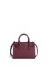 Back View - Click To Enlarge - MICHAEL KORS - 'Dillon' small saffiano leather satchel