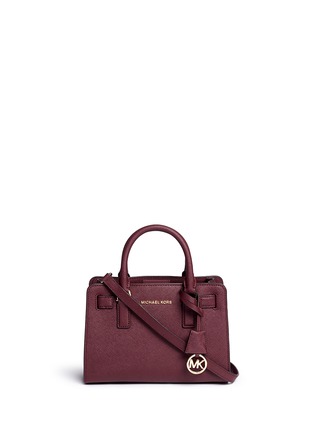 Main View - Click To Enlarge - MICHAEL KORS - 'Dillon' small saffiano leather satchel