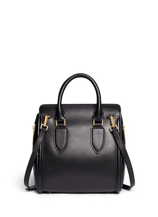 Back View - Click To Enlarge - ALEXANDER MCQUEEN - 'Heroine' small leather tote