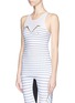 Front View - Click To Enlarge - LUCAS HUGH - Mesh cross back sports tank top