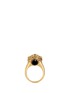 Main View - Click To Enlarge - ELA STONE - 'Arie' lion head onyx brass ring