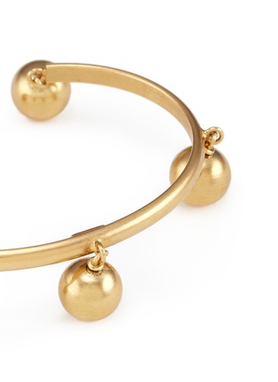 Detail View - Click To Enlarge - ELA STONE - 'Gilda' sphere charm cuff