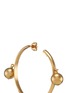 Detail View - Click To Enlarge - ELA STONE - 'Gilda' sphere charm hoop earrings