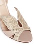 Detail View - Click To Enlarge - VALENTINO GARAVANI - 'Angelicouture' angel wing crystal leather sandals