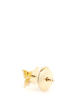 Back View - Click To Enlarge - LOQUET LONDON - 14k yellow gold butterfly single earring - Metamorphosis
