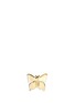 Main View - Click To Enlarge - LOQUET LONDON - 14k yellow gold butterfly single earring - Metamorphosis