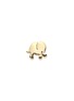Main View - Click To Enlarge - LOQUET LONDON - 14k yellow gold elephant single earring - Happiness