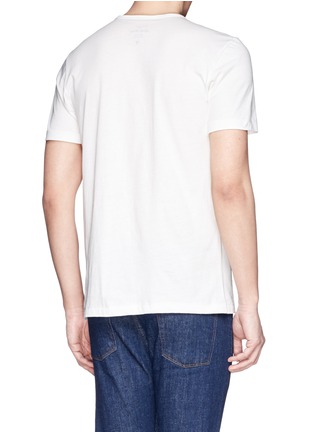 Back View - Click To Enlarge - PAUL SMITH - Logo pima cotton T-shirt 