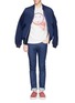 Figure View - Click To Enlarge - PAUL SMITH - Logo pima cotton T-shirt 