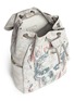 Detail View - Click To Enlarge - ALEXANDER MCQUEEN - Skull poster suede backpack