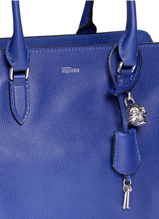 Detail View - Click To Enlarge - ALEXANDER MCQUEEN - 'Padlock' large leather tote