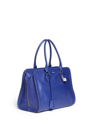Front View - Click To Enlarge - ALEXANDER MCQUEEN - 'Padlock' large leather tote