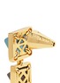 Detail View - Click To Enlarge - EDDIE BORGO - Gemstone pyramid drop earrings