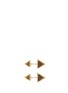 Main View - Click To Enlarge - EDDIE BORGO - Pavé crystal pyramid earrings