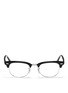 Main View - Click To Enlarge - RAY-BAN - 'Clubmaster' acetate browline optical glasses