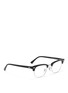 Figure View - Click To Enlarge - RAY-BAN - 'Clubmaster' acetate browline optical glasses