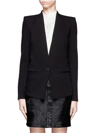 Main View - Click To Enlarge - HELMUT HELMUT LANG - Gala knitted blazer